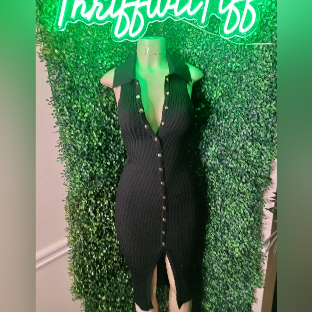 Hera Collection Black Midi Dress